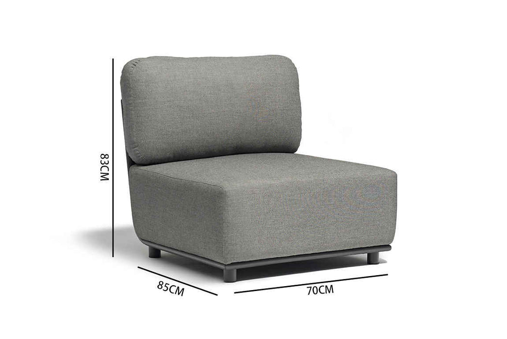 Hug Middle Sofa/ Armless Chair