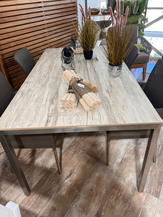 Puerto Dining Table SS/ Keramik Top Kansas