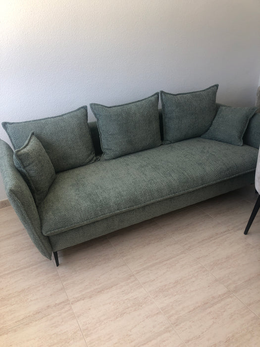 Sofa Bed green, Gloss