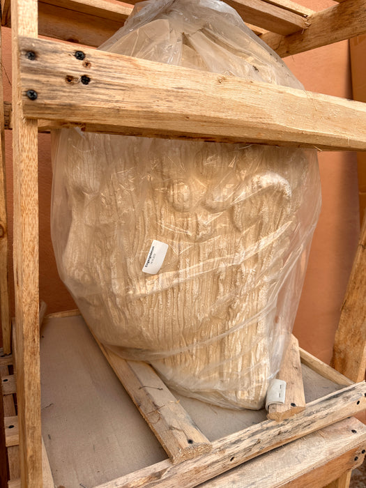 Buddha Head Motive Wood 0,75m BD 202