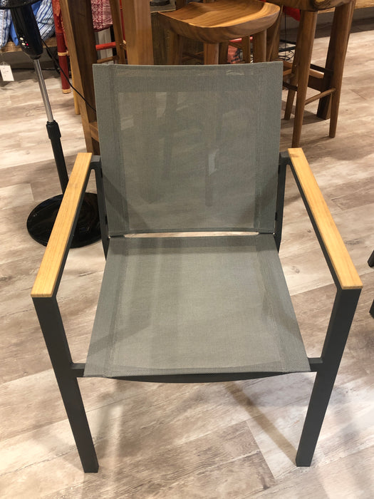 Spencer stacking chair TEAK Armrest