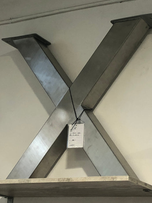 Table Stand X- Form Stainless Steel