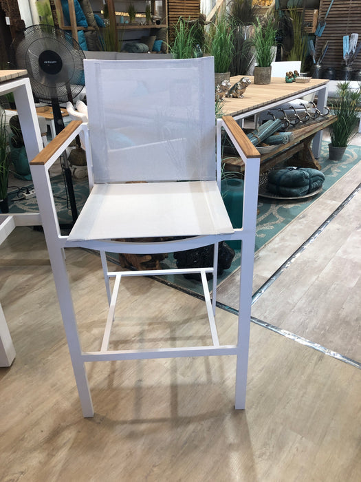 Spencer Bar Chair - TEAK armrest