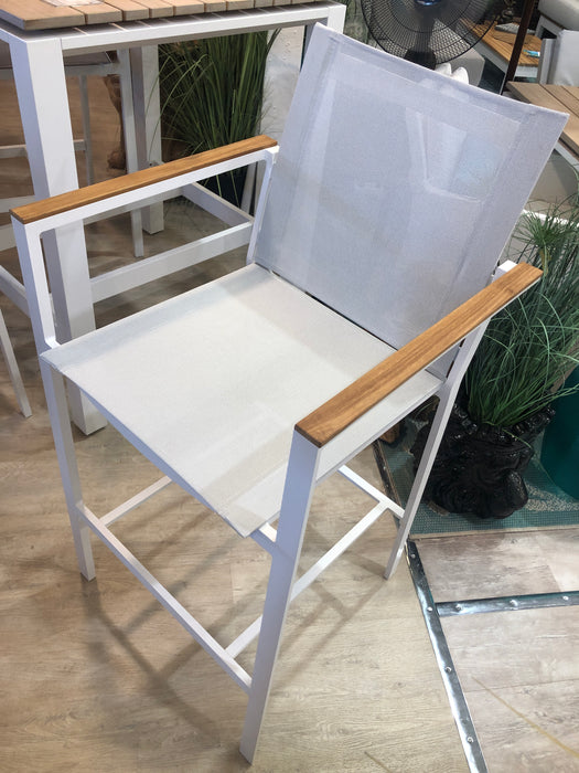 Spencer Bar Chair - TEAK armrest