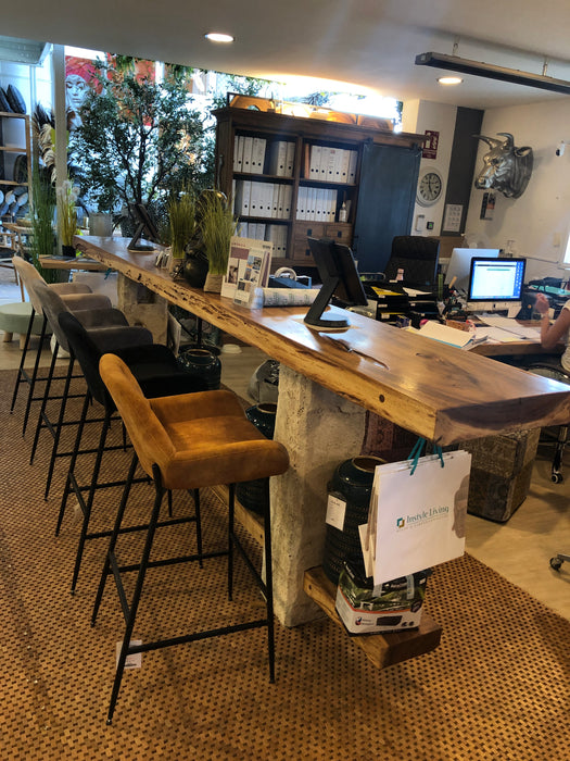 Bar Table -Suarwood/Sandstone