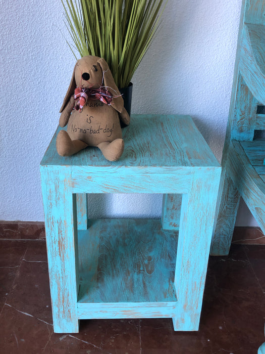 Side Table recycled Teak