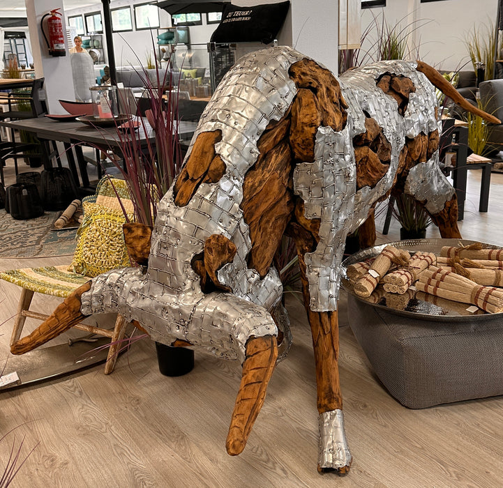 Bull Wooden/ Aluminium