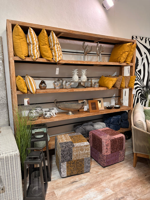 Shelf Teak with wheels