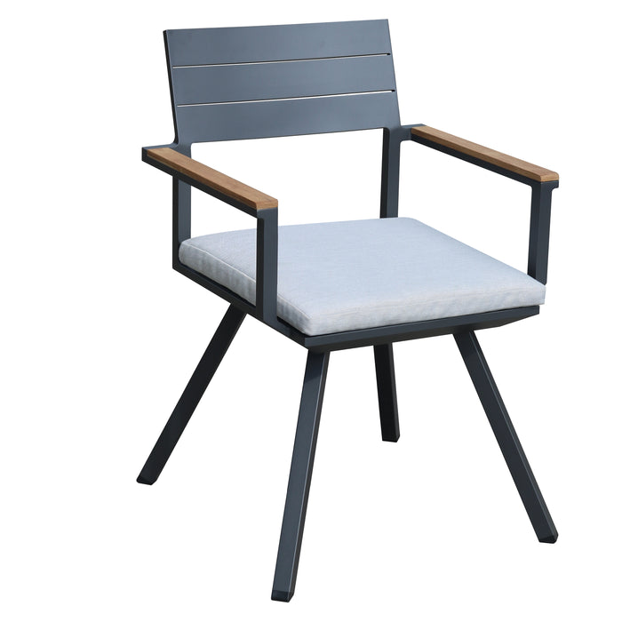 Violet Chair with teak armrest