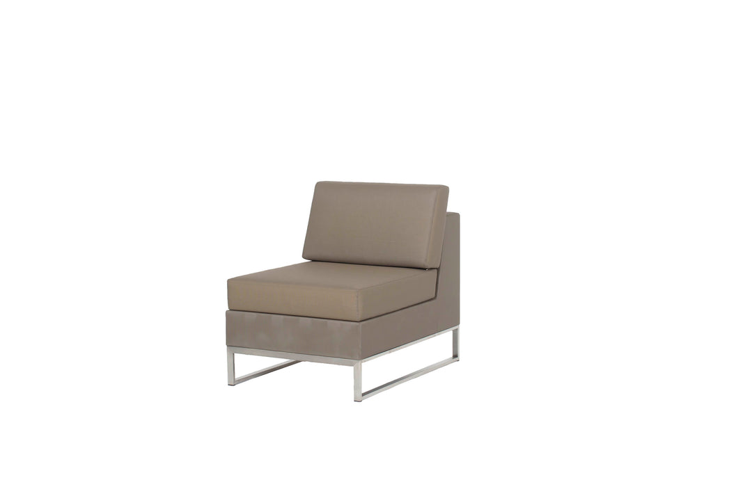 Prestige Modul 1 Seater no armrest ALU